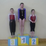 Kaleigh Flannery who won first place in U10 girls gymnastic she goes on to represent Co. Tipperary in the national finals in Athlone in August